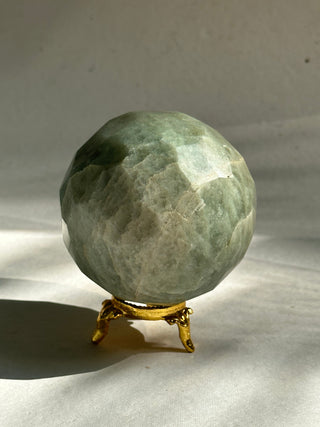 Mega Green Aventurine Sphere ( Wealth & Luck ) - An energizing & revitalizing stone that carries the energy of spring and new life