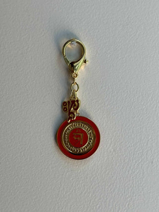 "Ah" Dakini Amulet- Popularity Talisman - Carry this Feng Shui Key Chain when attending social gatherings, dinner parties or romantic dates to enhance your likability factor, relationship luck, to attract love and to expand your network