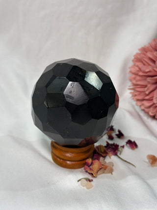 Mega Black Tourmaline Sphere ( House Protection from Evil Eye ) - One of the top stones for crystal healing because it is such a strong protector