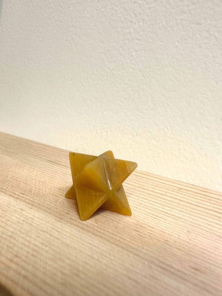 Yellow Jade Merkaba - The stone was a powerful force of attraction for prosperity and good fortune ,It is a truly wonderful support system for encouraging you to embody a more confident version of yourself