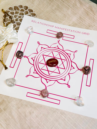 Crystal grids are a popular tool used in crystal healing and meditation practices.