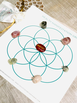 Crystal grids are believed to create a sacred and energetically charged space that can help with various intentions, such as attracting abundance, promoting love and relationships, enhancing spiritual growth, or improving overall well-being.