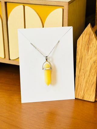Yellow Aventurine - Double Terminated Pendant For Shining Luck 1